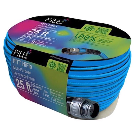 Fitt Fitt HiFlo 25 ft. L Medium Duty Commercial Grade Lightweight Garden Hose FFH51225